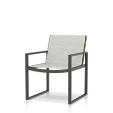 Sling Club Chair Tex Gray Frame / White Hot Sling